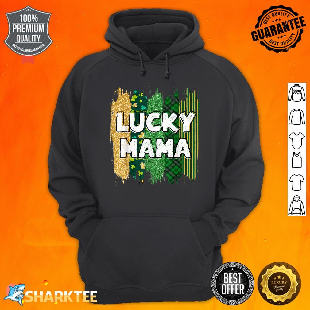 Glitter Lucky Mama, Mommy Saint Patrick's Day, Irish Mother Hoodie