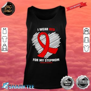 I Wear Red For My Stepmom Hemophilia Awareness Premium Tank Top