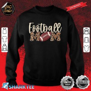 Leopard Football Mom Football Game Day Vibes Mothers Day Sweatshirt