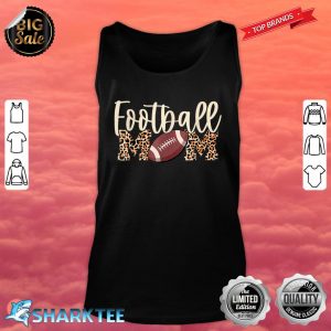 Leopard Football Mom Football Game Day Vibes Mothers Day Tank Top