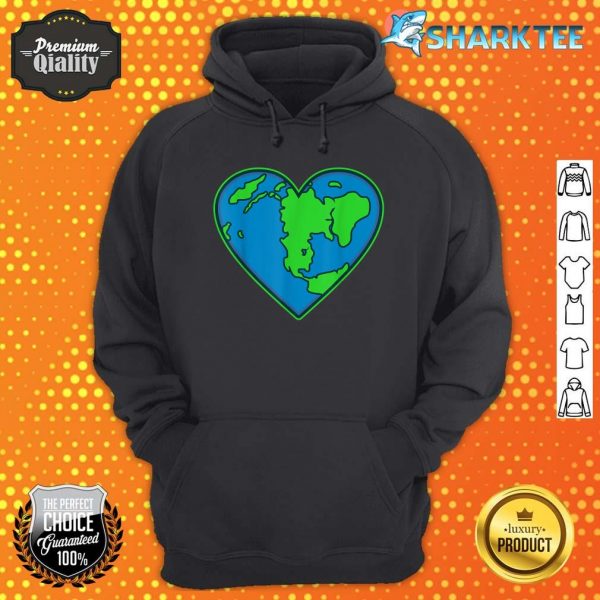 Love Earth Heart Save Earths Day Planet Graphic Hoodie