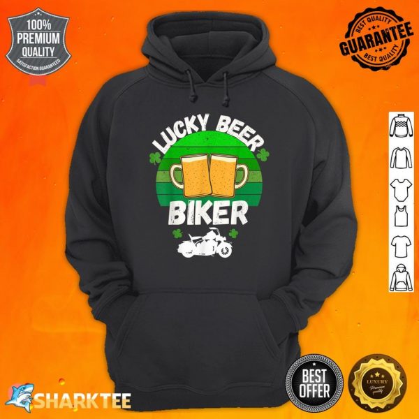 Lucky Beer Biker Daddy Hoodie