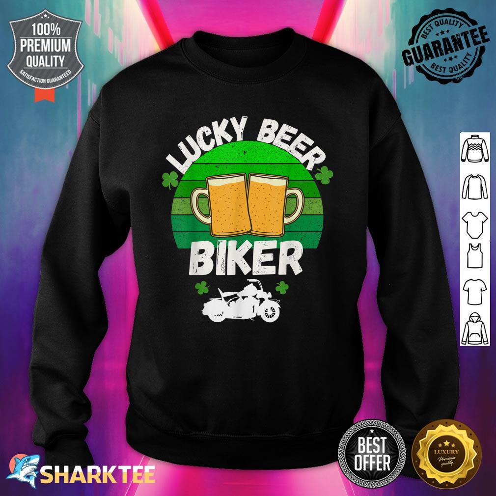 Lucky Beer Biker Daddy Sweatshirt