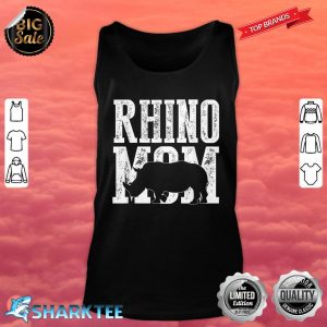 Mama Rhino Mom Rhinoceros Cute Mothers Day Tank Top