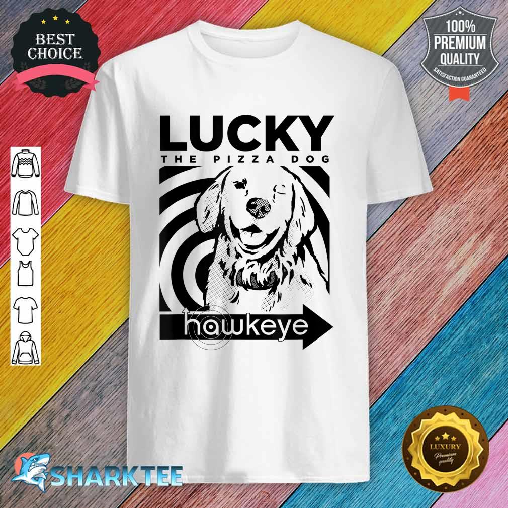 Marvel Hawkeye Disney Plus Lucky The Pizza Dog Target Logo Shirt