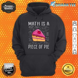 Math Is A Piece Of Pie Math Lover Pi Day Kids Student 3.14 Hoodie