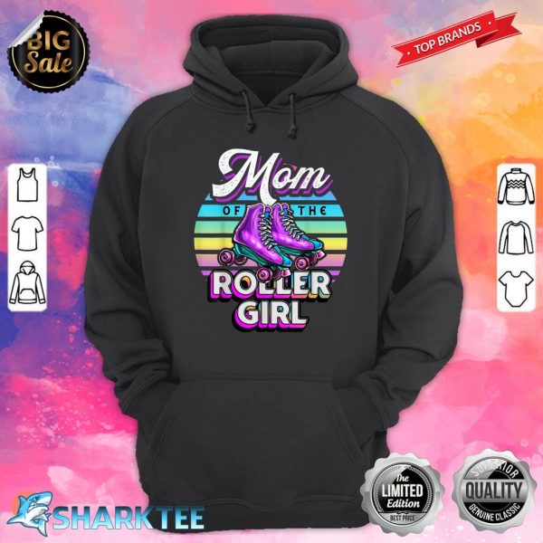 Mom of Roller Girl Roller Skating Birthday Matching Family Hoodie