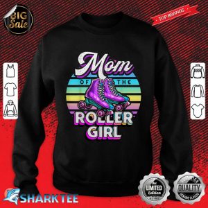 Mom of Roller Girl Roller Skating Birthday Matching Family Sweatshirt