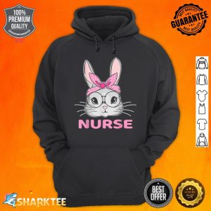 Nurse Bunny Easter Day Cute Rabbit Nursing RN LPN Hoodie
