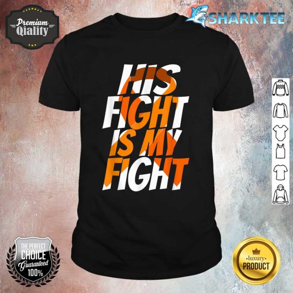 Orange Ribbon Kidney Cancer Awareness Shirt