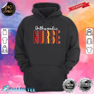 Orthopedic Nurse Plaid Red Love Heart Stethoscope Nurse Premium Hoodie