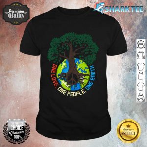Peace Tree Love Environmental Protection Earth Day Climate Shirt