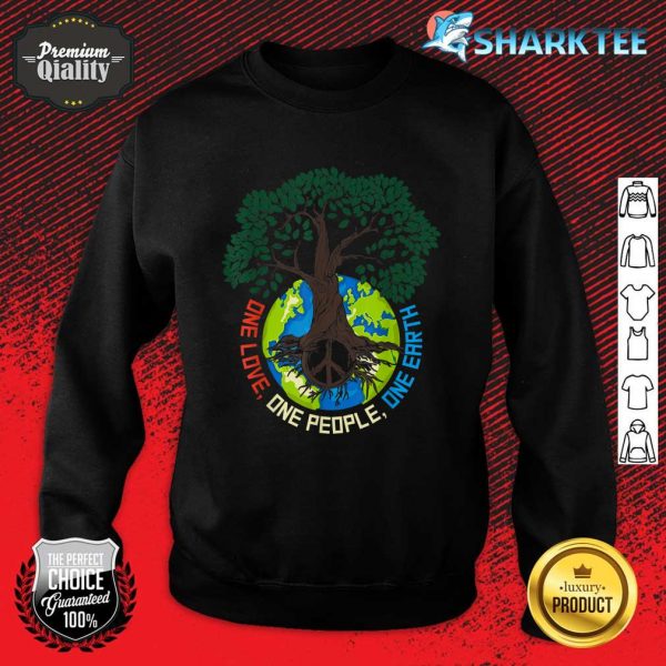 Peace Tree Love Environmental Protection Earth Day Climate Sweatshirt