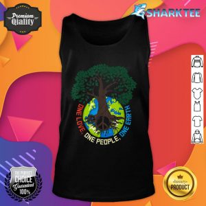 Peace Tree Love Environmental Protection Earth Day Climate Tank top