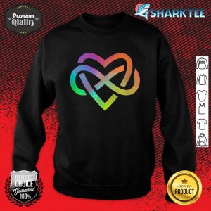 Polyamory Infinity Heart Symbol Neverending Love LGBT Gift Sweatshirt