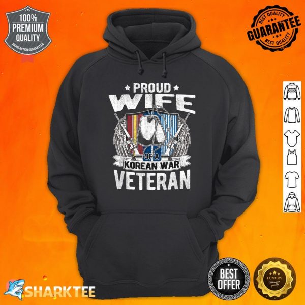 Proud Wife Of A Korean War Veteran Military Vet Spouse Gift Hoodie