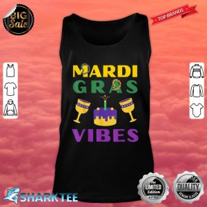 Mardi Gras Vibes Cool Shades New Orleans Carnival Tank Top