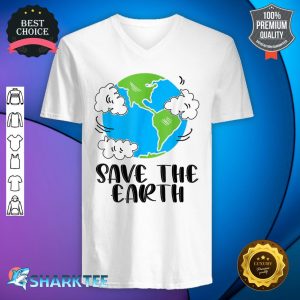 Save The Earth Recycle V-neck