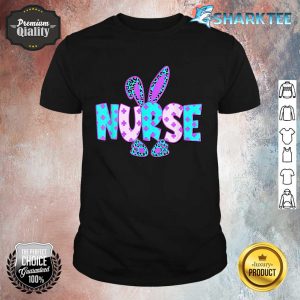 Stethoscope Scrub Nurse Life Easter Day Cute Bunny With Eggs Shirt