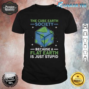 The Cube Earth Society Earth Planet Space Lover Shirt