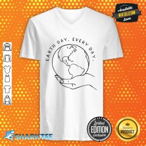 The Earth In Your Arms Earth Day Every Day Men And Women Premium V-neck