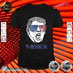 Trump Merica TShirt 4th of July Murica 'Merica Gifts Shirt