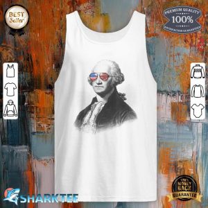 USA George Washington Independence Day 4th of July Tank Top