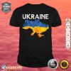 Vintage Ukraine Ukrainian Flag Pride Simple Ukraine Map Premium shirt