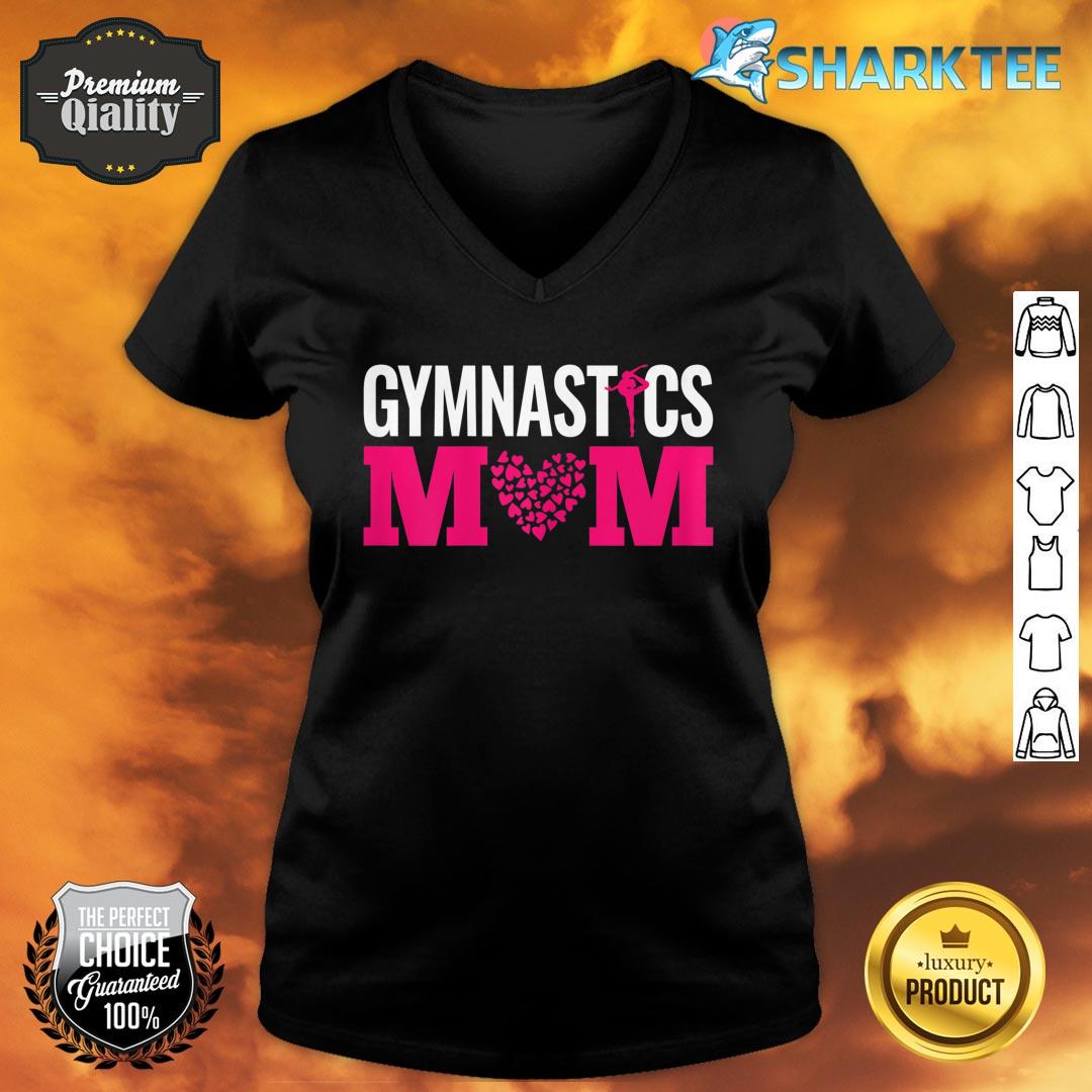 Womens Funny Gymnastics Mom Graphic For Women Gymnast V-neck