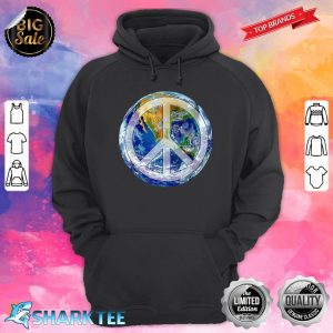 World Peace Conscious Humanity Love And Kindness Earth Day Hoodie