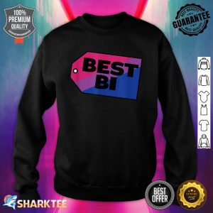 AETICON Best Bi LGBTQIA Pride Bisexual Sweatshirt