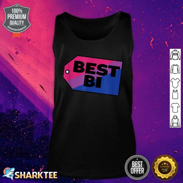AETICON Best Bi LGBTQIA Pride Bisexual Tank Top