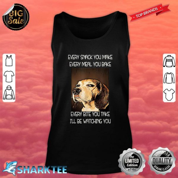 Beagles I Will Be Watching You Tank top