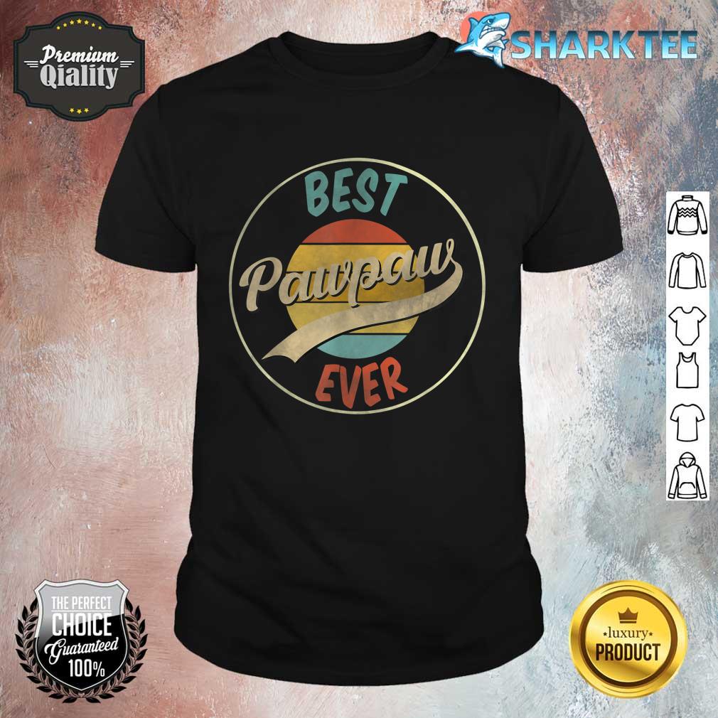 Best Pawpaw Ever Gifts From Grandkids For Fathers Day Shirt