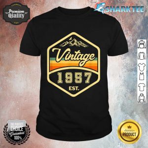 Birthday Vintage Established 1957 Fifties 65th B-day Shirt