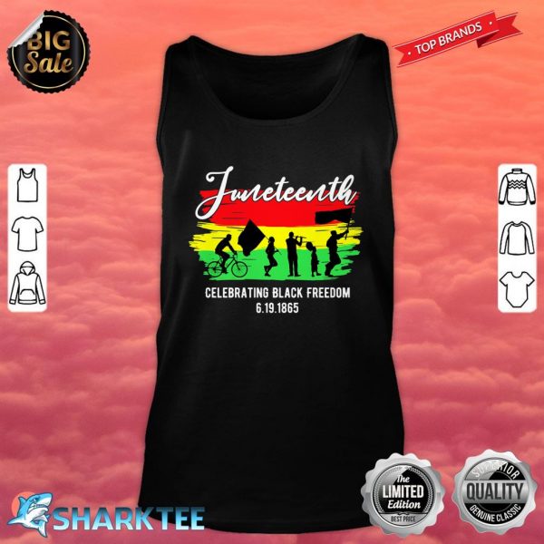 Celebrate Juneteenth 1865 Freedom Day African Independence Premium Tank top