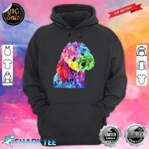 Dog Lover Gifts Womens Colorful Cool Poodle Mens Hoodie