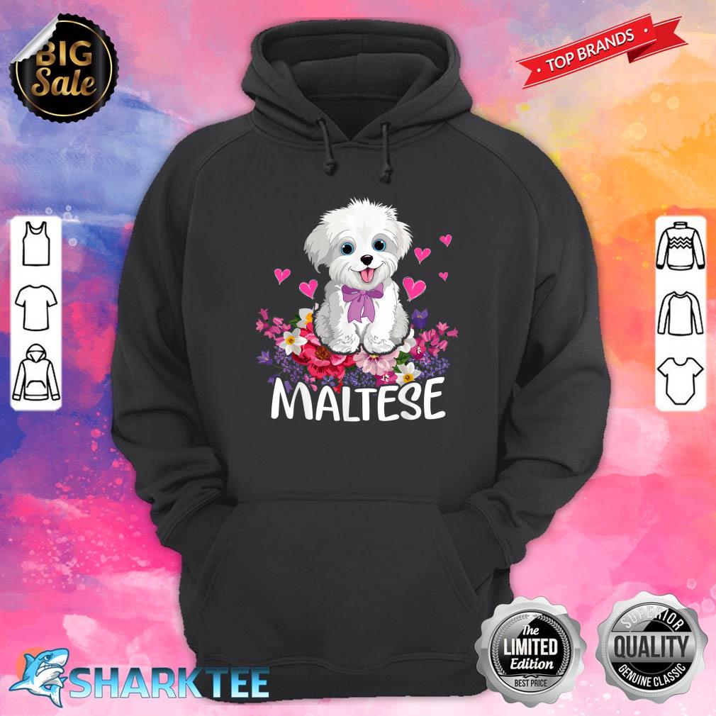 Dogs 365 Cute Maltese Dog Funny Pet Girls Gift Hoodie
