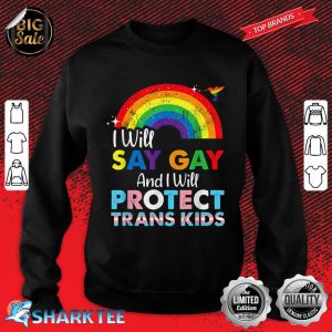Florida Gay I Will Say Gay and I Will Protect Trans Kids Sweatshirt