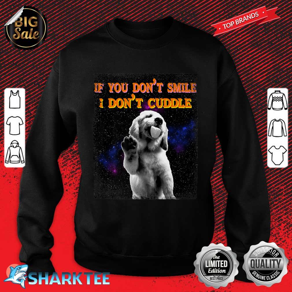 Funny Purple Space Galaxy Rave Labrador Retriever Dog Themed Premium Sweatshirt