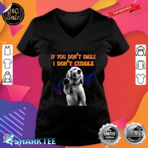 Funny Purple Space Galaxy Rave Labrador Retriever Dog Themed Premium V-neck