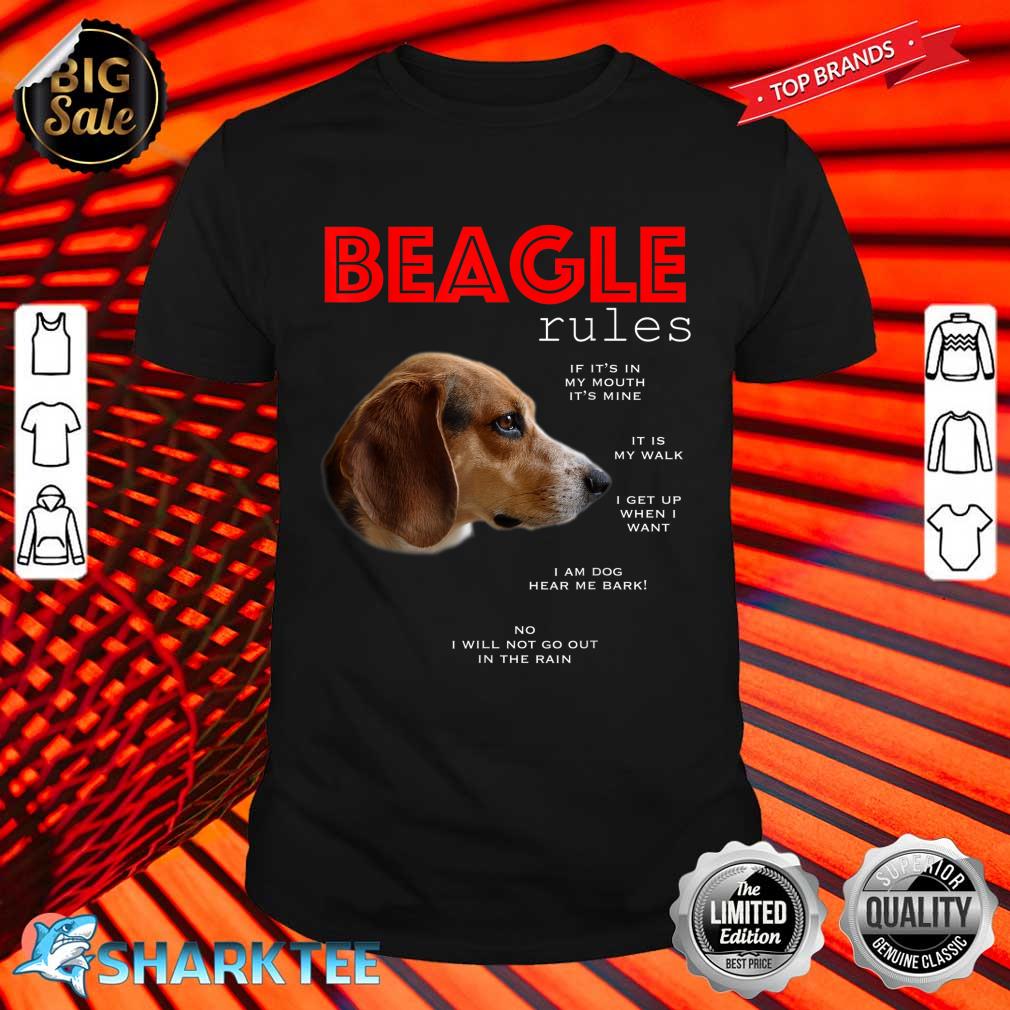 Funny Rules For The Owner Of A Beagle Shirt