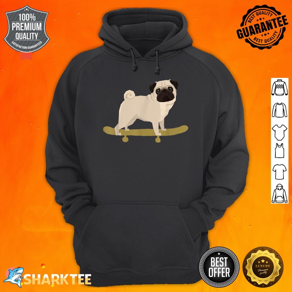 Funny Skateboarding Dog Puppy Co Hoodie