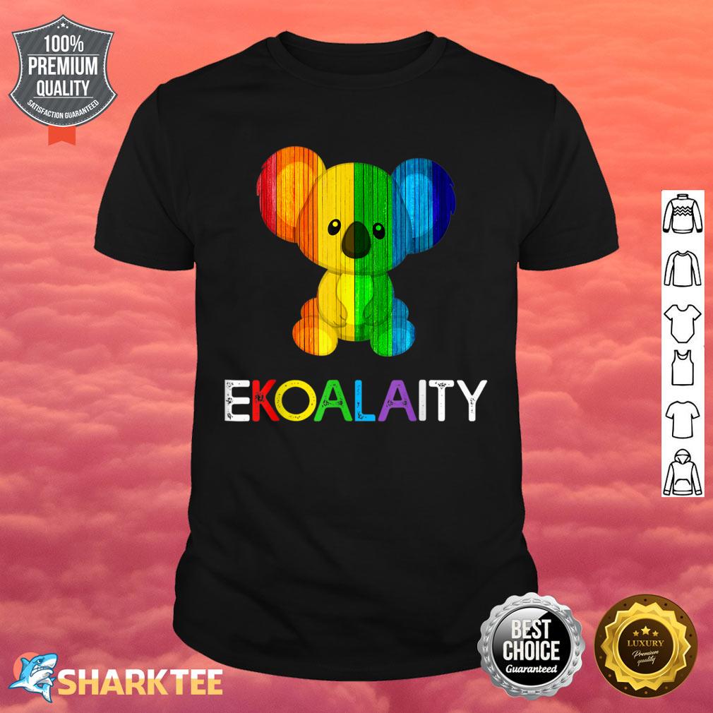 Gay Pride Flag Koala Ekoalaty LGBT Pride Month Shirt