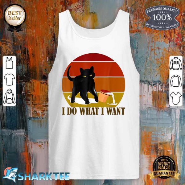 I Do What I Want Cat Headstrong Mood Tank Top