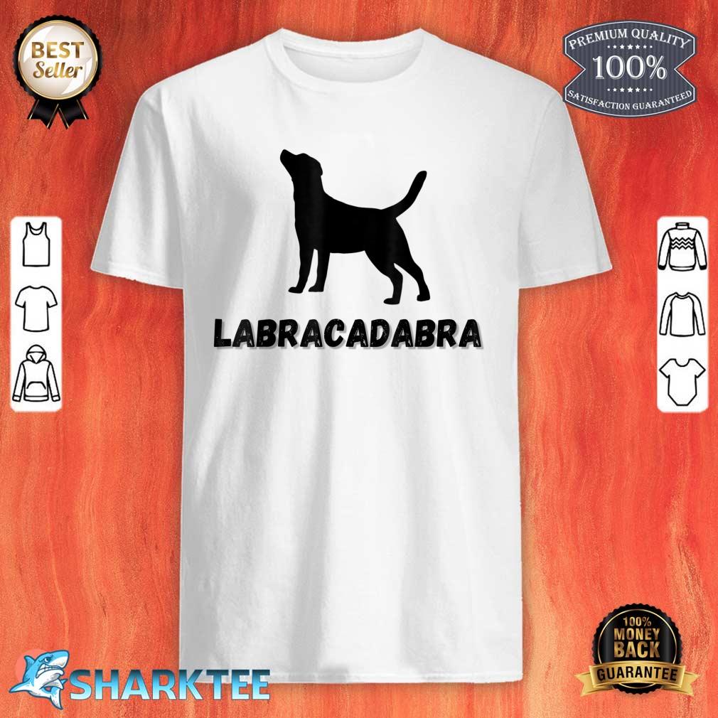 Labracadabra Black Labrador Lab Retriever Dog Lover Shirt