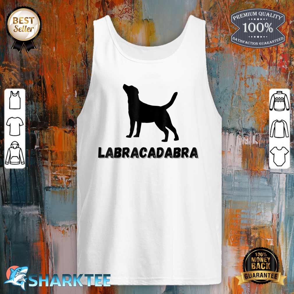 Labracadabra Black Labrador Lab Retriever Dog Lover Tank Top