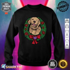 Marvel Hawkeye Lucky the Pizza Dog Holiday Wreath Premium Sweatshirt