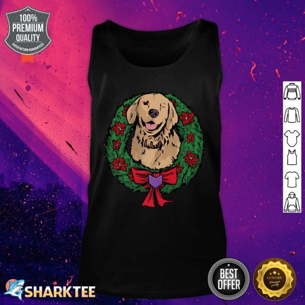 Marvel Hawkeye Lucky the Pizza Dog Holiday Wreath Premium Tank Top