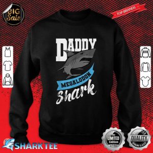 Megalodon Shark Dad Biologist Fathers Day Sweatshirt